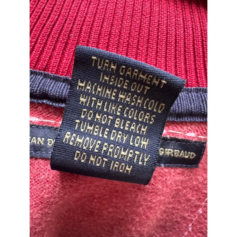 Le Jean De Marithe Francois Girbaud VTG Full Zip Jacket Red Big Tall Men 3XL Y2K